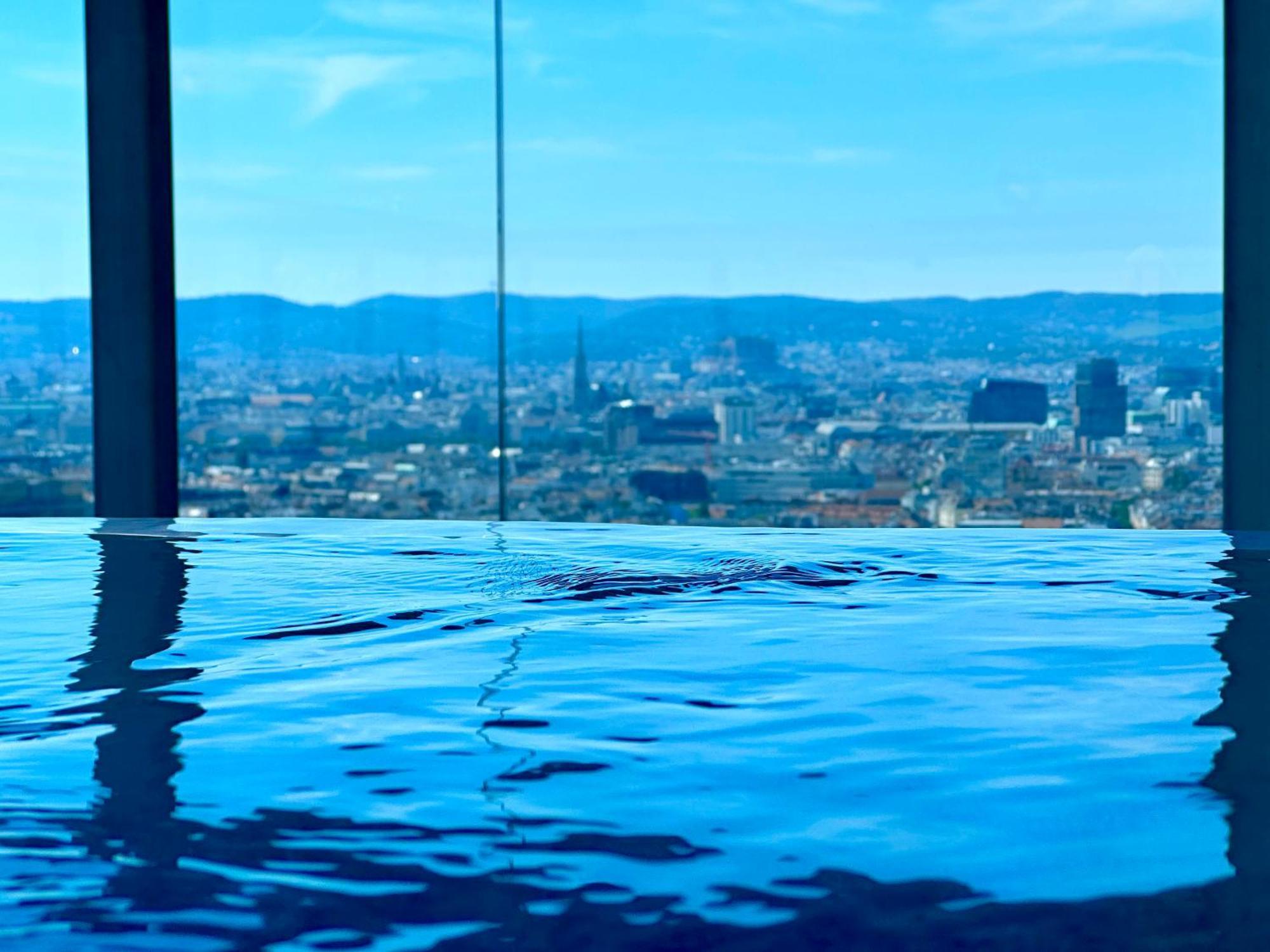 Panorama Sky Apartment I Rooftop Pool I Metro Station Viyana Dış mekan fotoğraf
